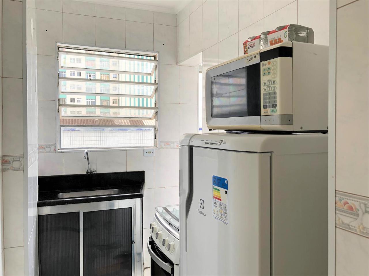 Ferienwohnung Apto Frente Ao Mar Com Vista Maravilhosa Praia Grande  Exterior foto