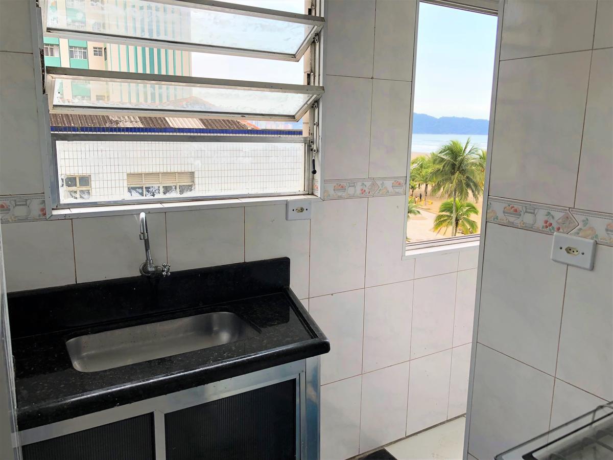 Ferienwohnung Apto Frente Ao Mar Com Vista Maravilhosa Praia Grande  Exterior foto