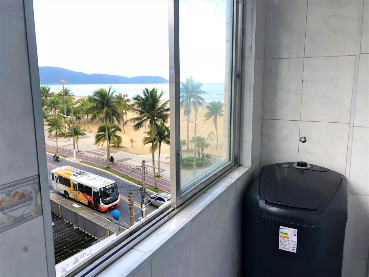 Ferienwohnung Apto Frente Ao Mar Com Vista Maravilhosa Praia Grande  Exterior foto